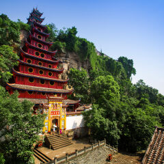 重庆忠县石宝寨 景点模块