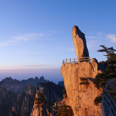 黄山飞来石风景