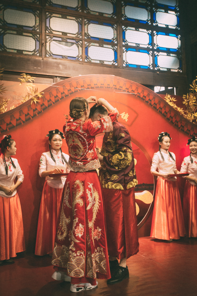 南浔水上婚礼盛夏的浪漫