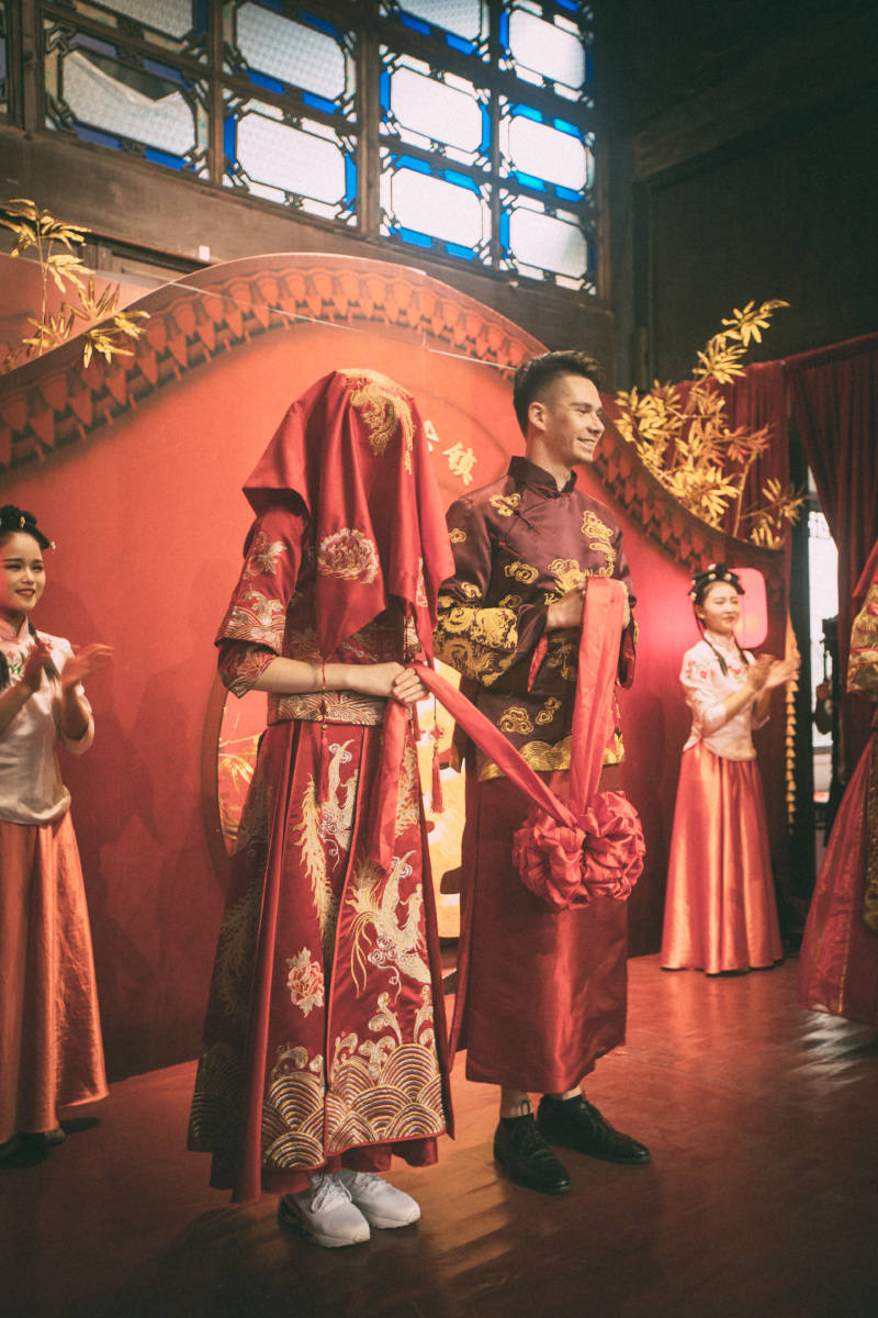 南浔水上婚礼盛夏的浪漫