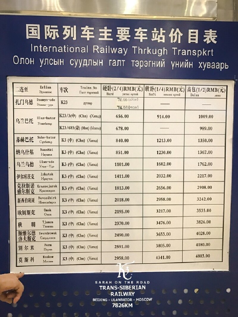 k3丨坐火车去莫斯科六天136小时