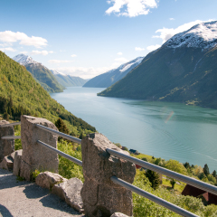 Fjord scenery - The Sognefjord in Norway