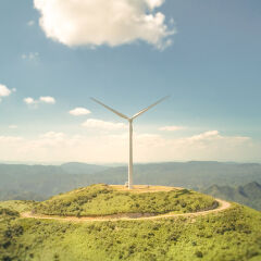 利川齐岳山的百里风车