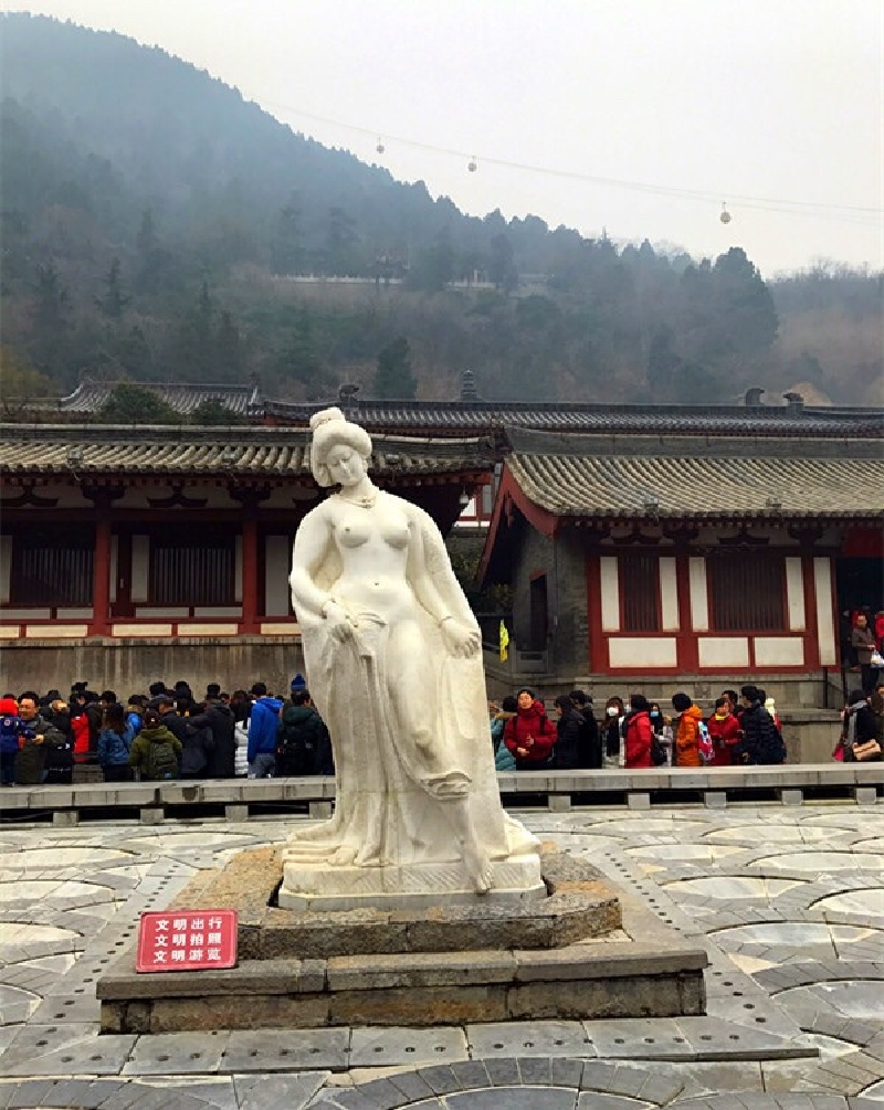 华清池杨玉环曾经洗澡的地方