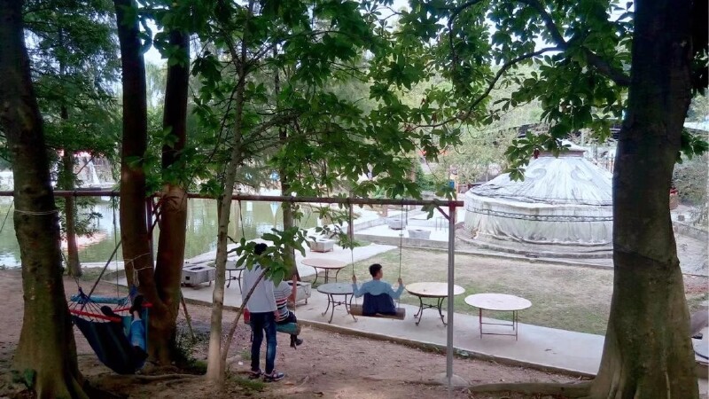 深圳荷坳日月潭野炊山庄具有特色的农庄
