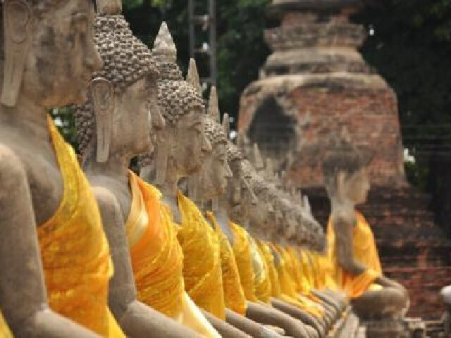 泰国 曼谷一日游 世界遗产 泰王朝古都大城府一