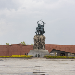 世界反法西斯战争海拉尔纪念园内的雕塑