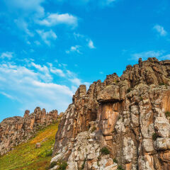 内蒙古阿尔山玫瑰峰
