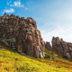 内蒙古阿尔山玫瑰峰