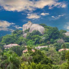 Nature landscape in China ( Sunlight Rock at Gulangyu Island - Xiamen )