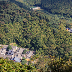 Ningbo Tiantong Temple panorama