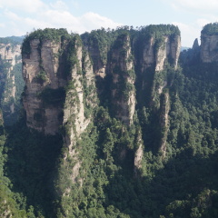 China's grand canyon Zhangjiajie National Forest Park 