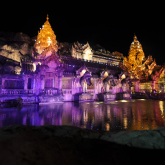 Phuket Fantasea park at night