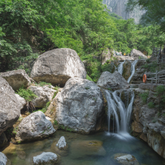 Beautiful scenery of Yuntai Mountain