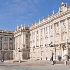 The Palacio Real de Madrid (The Royal Palace) is the official residence of the King of Spain in the city of Madrid.