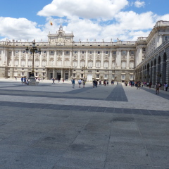 Madrid / Royal Palace of Madrid / picture showing the Royal Palace of Madrid, taken in April 2016.