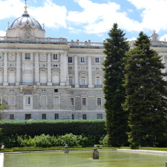 Madrid / Royal Palace of Madrid / picture showing the Royal Palace of Madrid, taken in April 2016.