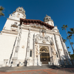 Front door of Hearst Castle