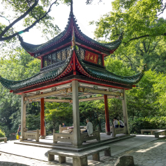 长沙岳麓山爱晚亭风光