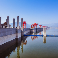 Three Gorges Dam, Reservoir Side - Sandouping, Yichang, Hubei, China