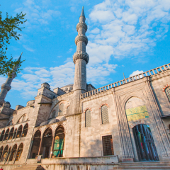 The Blue Mosque, (Sultanahmet), Istanbul, Turkey.