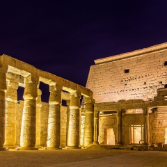 Luxor temple at night - Egypt