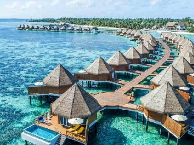 马尔代夫美居岛5晚7日自助游 上海新航,2晚沙