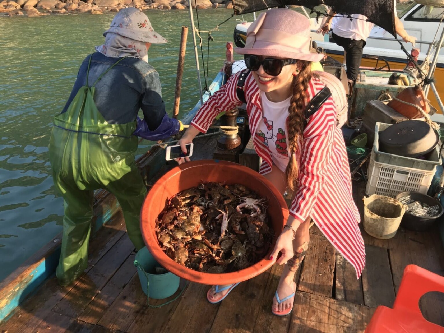 鱼骨沙洲出海打鱼体验渔民生活