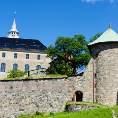 View on Akershus Fortress, Oslo, Norway