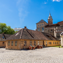 Medieval castle Akershus Fortress in Oslo. Norway