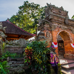 Ubud palace in Bali,Indonesia.