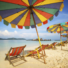 Beautiful tropical beach in Thailand