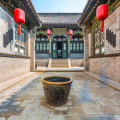 山西乔家大院建筑风景