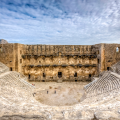 The Theatre of Aspendos Ancient City in Antalya