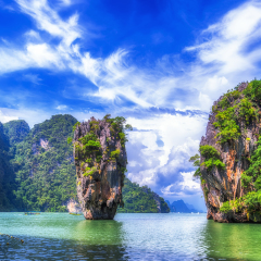 james bond island 
phuket thailand