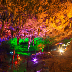 King Dragon Cave, the  one of famous cave in Zhang jia jie, Hunan, China.