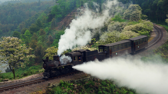 9是这样牛#川の乐山大佛,峨眉山,全球绝版的嘉阳蒸汽小火车