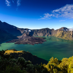 Rinjani volcano, Lombok Island, Indonesia