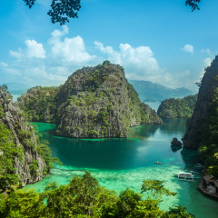 Beautiful scenery of Coron, Palawan, Philippines