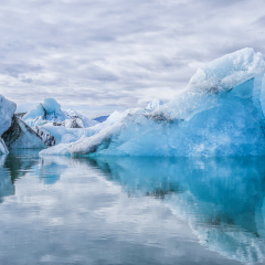 冰河湖冰川冰山