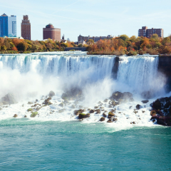 Photo shoot at Candan Niagara Falls, in summer.