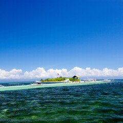Beutiful island, Virgin Island on Bohol, Philippines