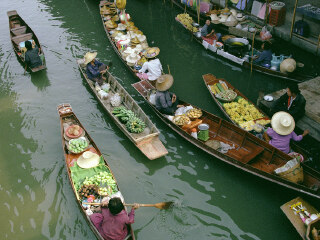 丹嫩沙多水上市场