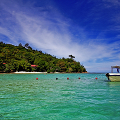 boat to Manukan island