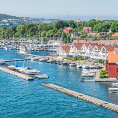 Stavanger marina and housing