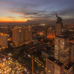 View of Jakarta City, Indonesia