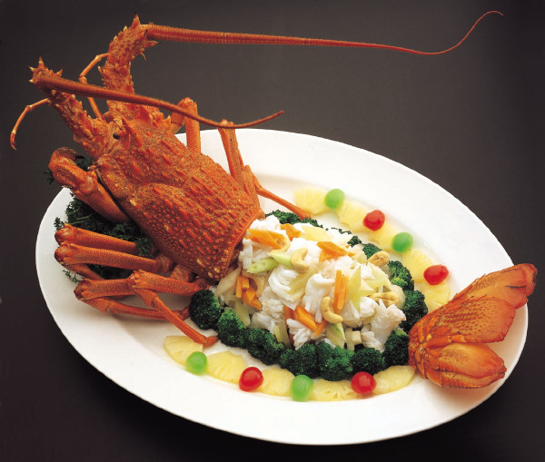 三色龙虾