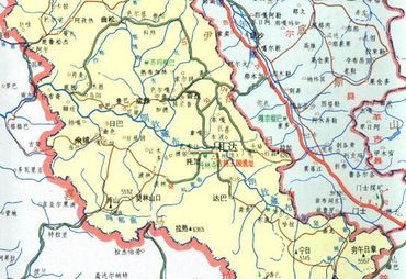 札达县地图图片