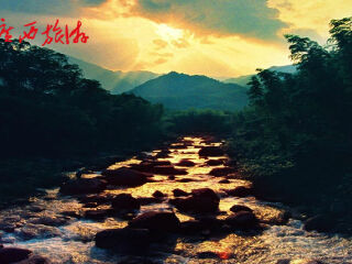 桂林兴安漓江源大峡谷