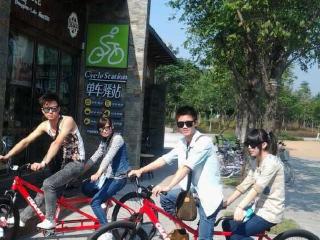 宁波东钱湖单车驿站